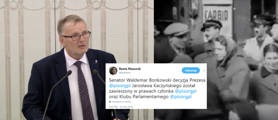 senator Waldemar Bonkowski / autor: Senat.pl/Facebook/Twitter