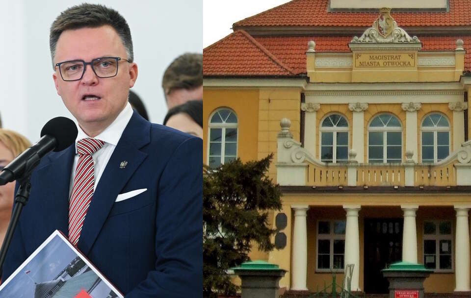 Służby weszły do UM Otwocka. Przejęto materiały dot. Hołowni