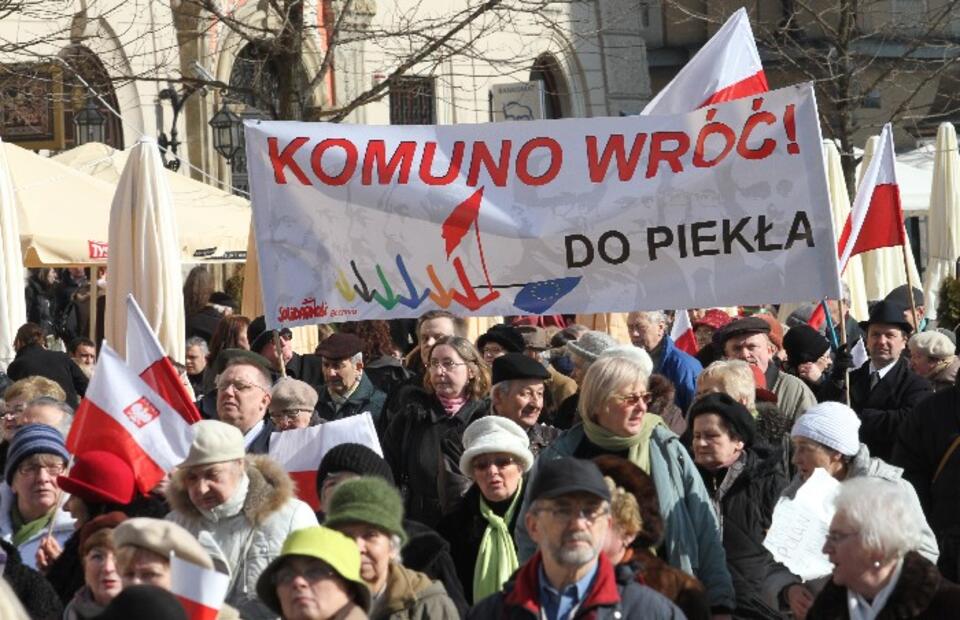 Krakowski marsz w obronie wolności słowa, PAP
