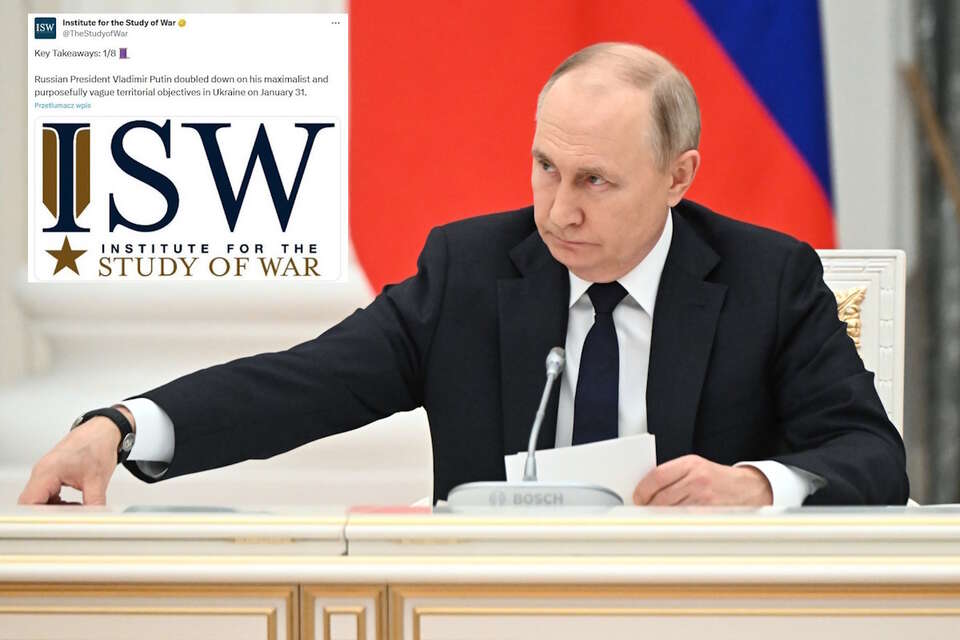 Prezydent Rosji Władimir Putin przewodniczy posiedzeniu rządu / autor: PAP/EPA/KRISTINA KORMILITSYNA /SPUTNIK/KREMLIN POOL / twitter.com/TheStudyofWar