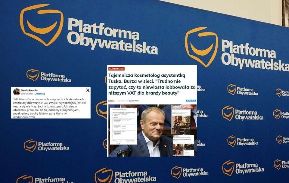 Radna PO broni asystentki Tuska i obraża zwolenników PiS