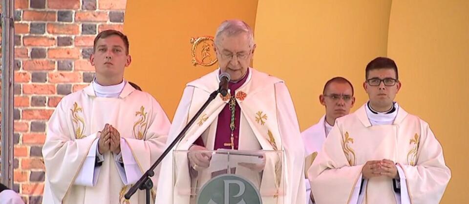 Abp Stanisław Gądecki  / autor: screen YT