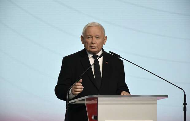 Prezes PiS Jarosław Kaczyński / autor: Fratria