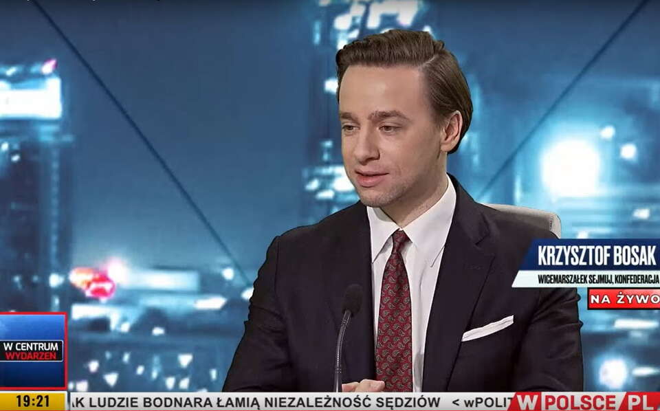 Krzysztof Bosak / autor: telewizja wPolsce