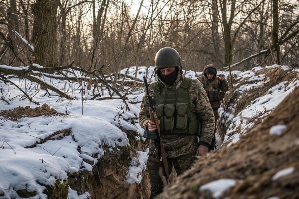 Żołnierze Sił Zbrojnych Ukrainy / autor: PAP/Vladyslav Musiienko
