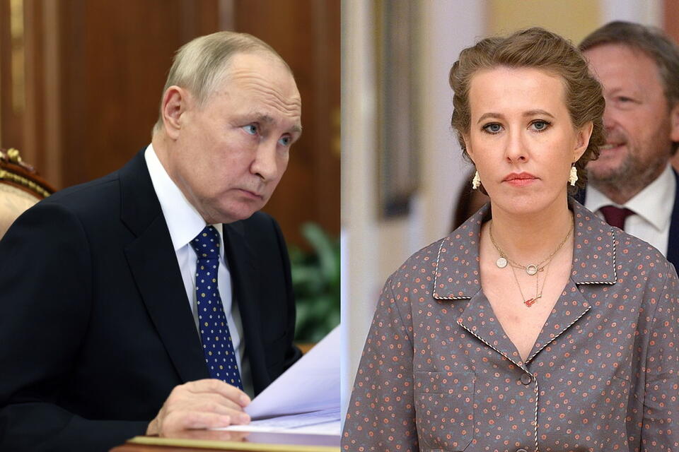 Władimir Putin, Ksenia Sobczak  / autor: PAP/EPA/Kremlin.ru