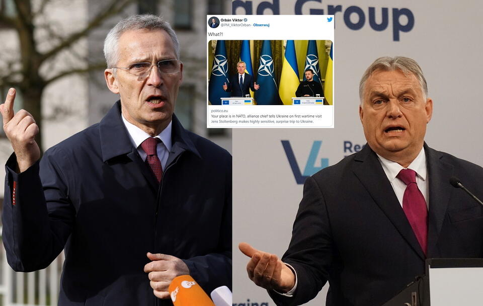 Jens Stoltenberg, Victor Orban / autor: Fratria/Twitter