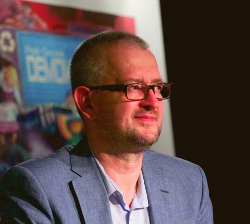 Rafał Ziemkiewicz na promocji powieści Piotra Goćka "Demokrator" (fot. Antoni Trzmiel)