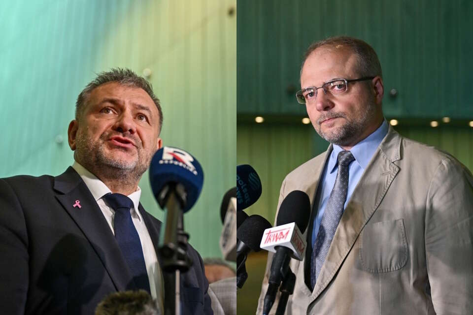 Waldemar Żurek i prof. Aleksander Stępkowski / autor: PAP/Przemysław Piątkowski