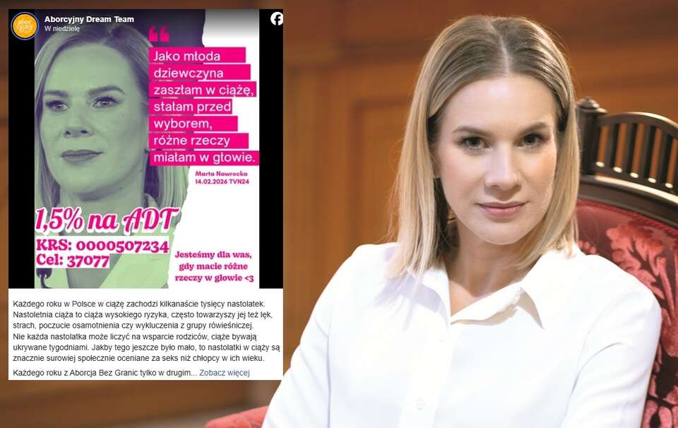 Aborcjonistki używają wizerunku pierwszej damy!