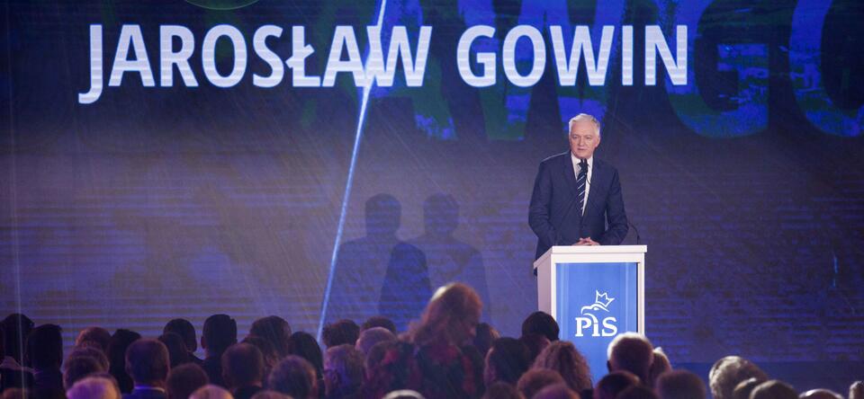 Jarosław Gowin na konwencji PiS, 18 kwietnia 2018 roku / autor: wPolityce.pl