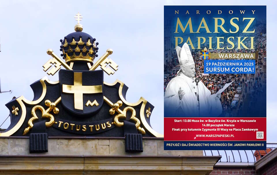 Św. Jan Paweł II / autor: Fratria/III Narodowy Marsz Papieski