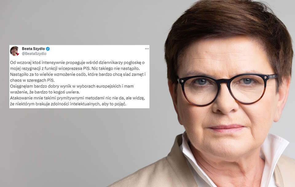 Beata Szydło  / autor: Fratria/X