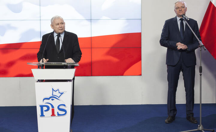 Jarosław Kaczyński i Jarosław Gowin / autor: Fratria