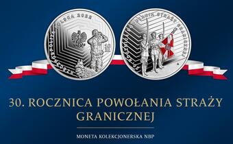 30. rocznica powołania Straży Granicznej – moneta kolekcjonerska NBP