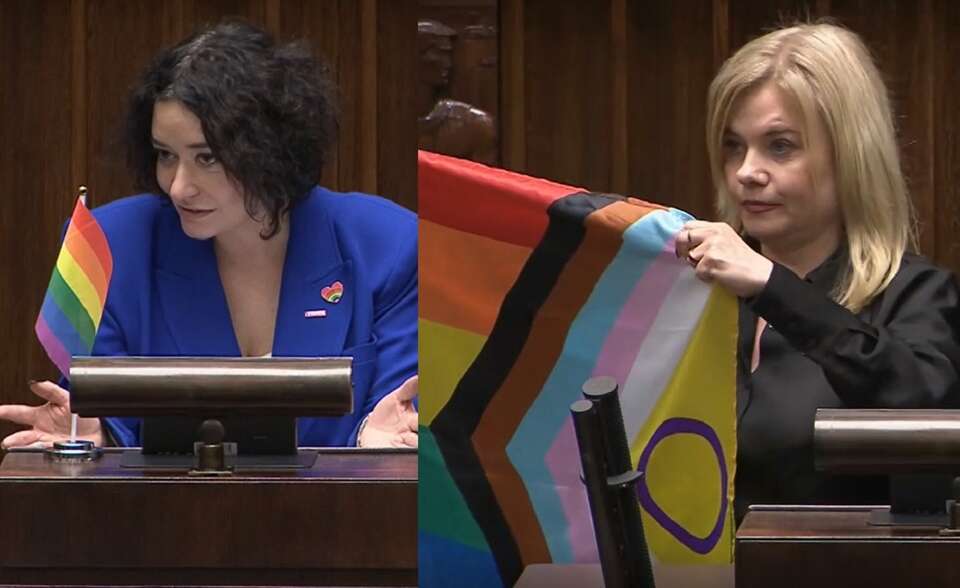 Żukowska z flagą LGBT opowiada o "osobach członkowskich"