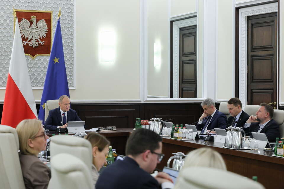 Donald Tusk na posiedzeniu rządu / autor: PAP