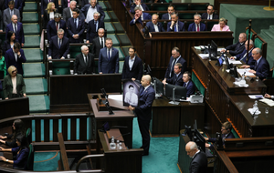 Dariusz Matecki w Sejmie / autor: PAP/Leszek Szymański