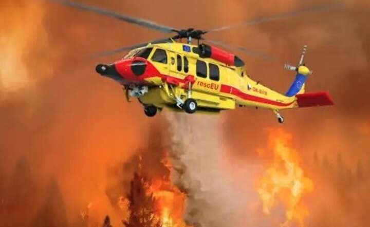 Helikopter S-70 Firehawk w akcji. / autor: mat. prasowe Lockheed Martin, PZL Mielec