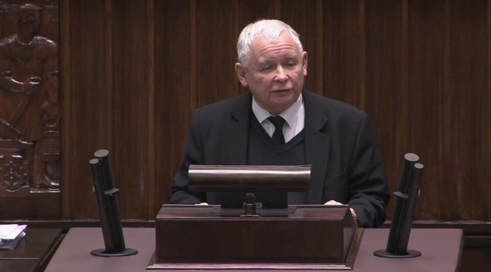 Jarosław Kaczyński  / autor: screen YT 