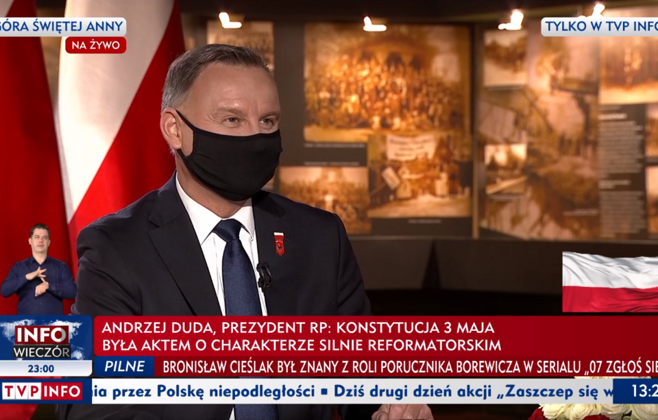 Andrzej Duda / autor: screen TVP Info