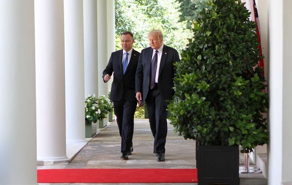 Andrzej Duda i Donald Trump / autor: Fratria