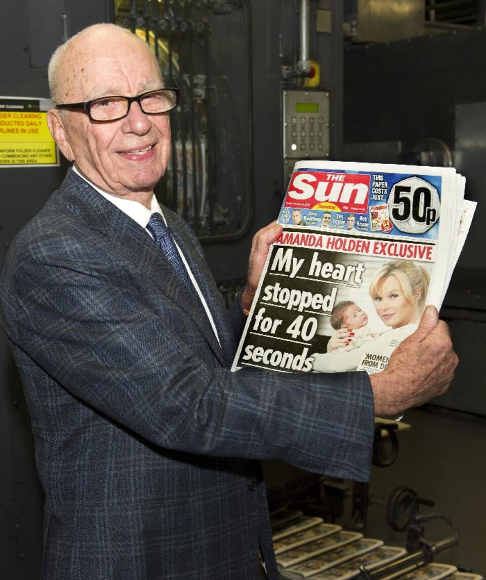 Rupert Murdoch i jego nowe tytuł niedzielny, PAP/EPA