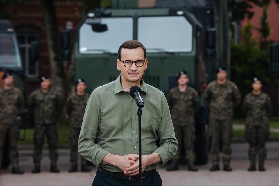 Premier Mateusz Morawiecki w Wejherowie / autor: Twitter/Kancelaria Premiera