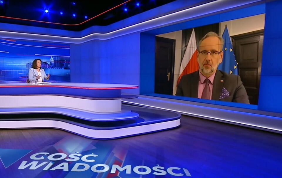 Minister Niedzielski / autor: screenshot/TVP