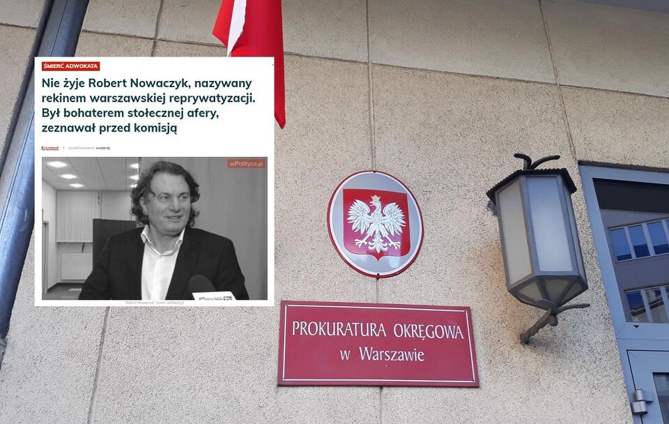 W tle Prokuratura Okręgowa w Warszawie / autor: Fratria/wPolityce.pl