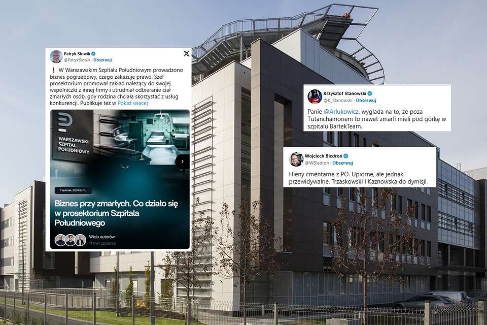 Nowa afera w Szpitalu Południowym! Biznes na zmarłych?