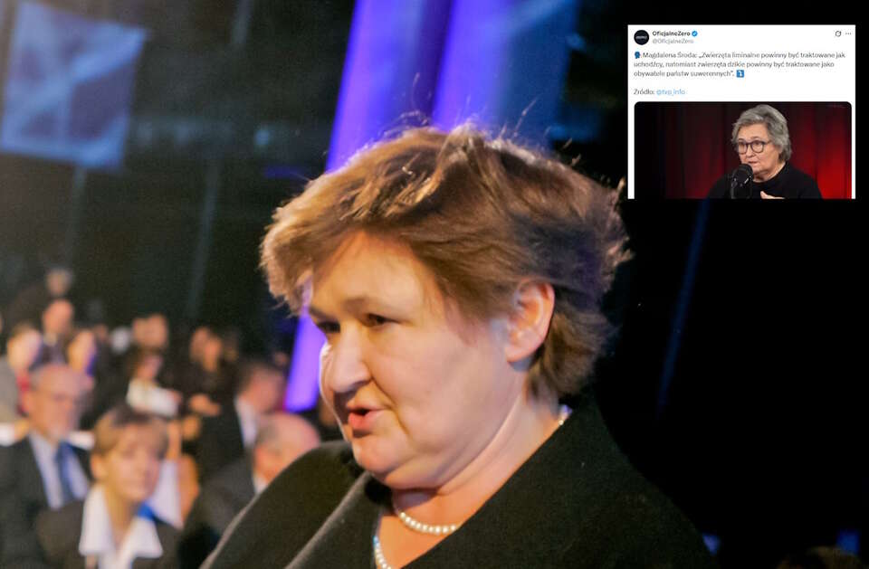 Magdalena Środa postuluje przyznanie obywatelstwa zwierzętom / autor: Fratria/X