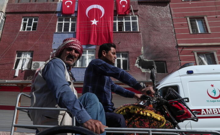 Opanowane przez siły tureckie miasto Akcakale / autor: PAP/EPA/SEdat Suna