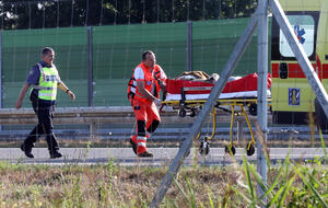 Akcja ratunkowa w Chorwacji po wypadku polskiego autokaru. / autor: PAP/EPA