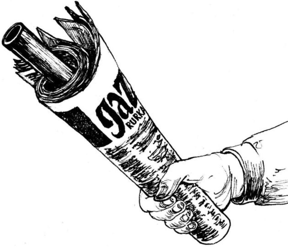 Rys. Rafał Zawistowski, "GAZRURKA"