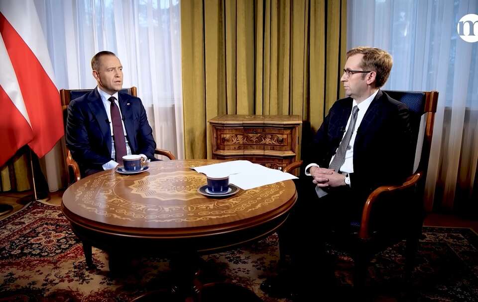 Karol Nawrocki w wywiadzie dla węgierskiego Mandindera / autor: YouTube/Mandiner