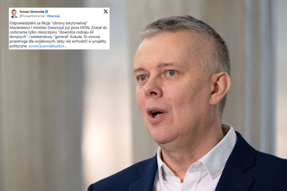 Siemoniak jak Mentzen. Już zapomniał, jak obrażał gen. Kukułę?