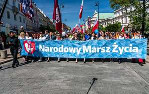 Na zdjęciu Narodowy Marsz Życia w 2025 roku / autor: Fratria