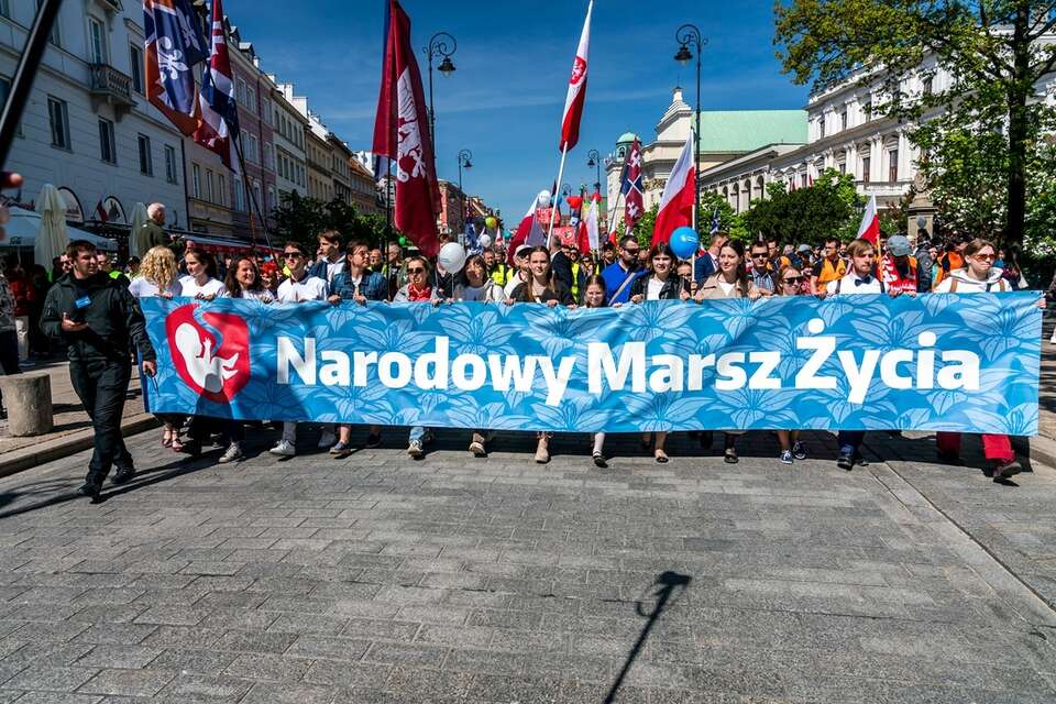 Na zdjęciu Narodowy Marsz Życia w 2025 roku / autor: Fratria