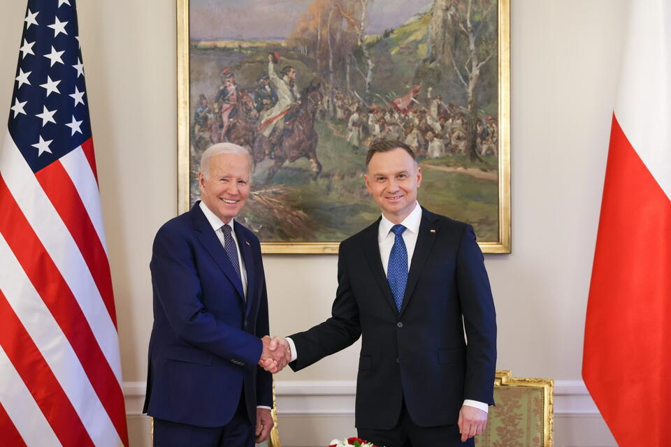 Joe Biden i Andrzej Duda / autor: PAP/Jakub Szymczuk/KPRP