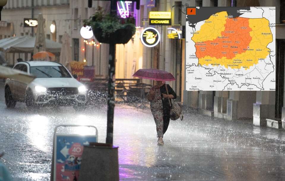 Prawie cała Polska w alertach / autor: Fratria/IMGW