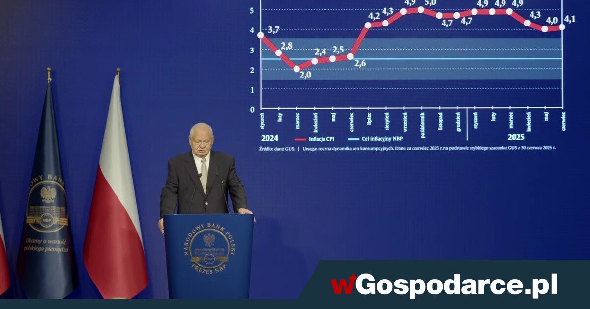 Glapiński: działamy pragmatycznie, by obniżyć inflację