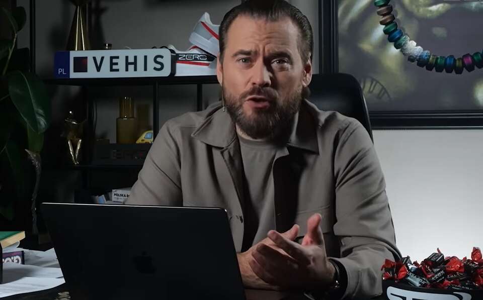 Krzysztof Stanowski w nagraniu dotyczącym wywiadu u Wojewódzkiego / autor: YT: @KanalZeroPL