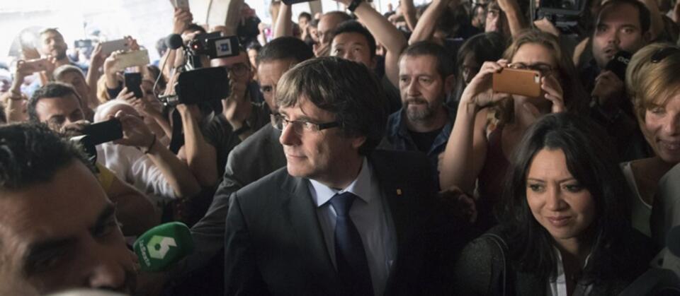Carles Puigdemont, szef katalońskiego rządu / autor: PAP/EPA