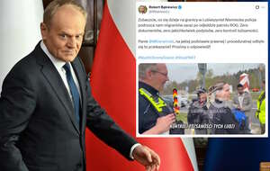Niemieccy funkcjonariusze znów przepychają migrantów przez granicę na polską stronę (na zdjęciu premier i lider KO Donald Tusk) / autor: PAP/Andrzej Jackowski/X