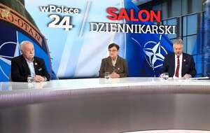 Marek Formela, Terasa Bochwic i Krzysztof Zielke w "Salonie Dziennikarskim' na antenie Telewizji wPolsce24 / autor: Telewizja wPolsce24