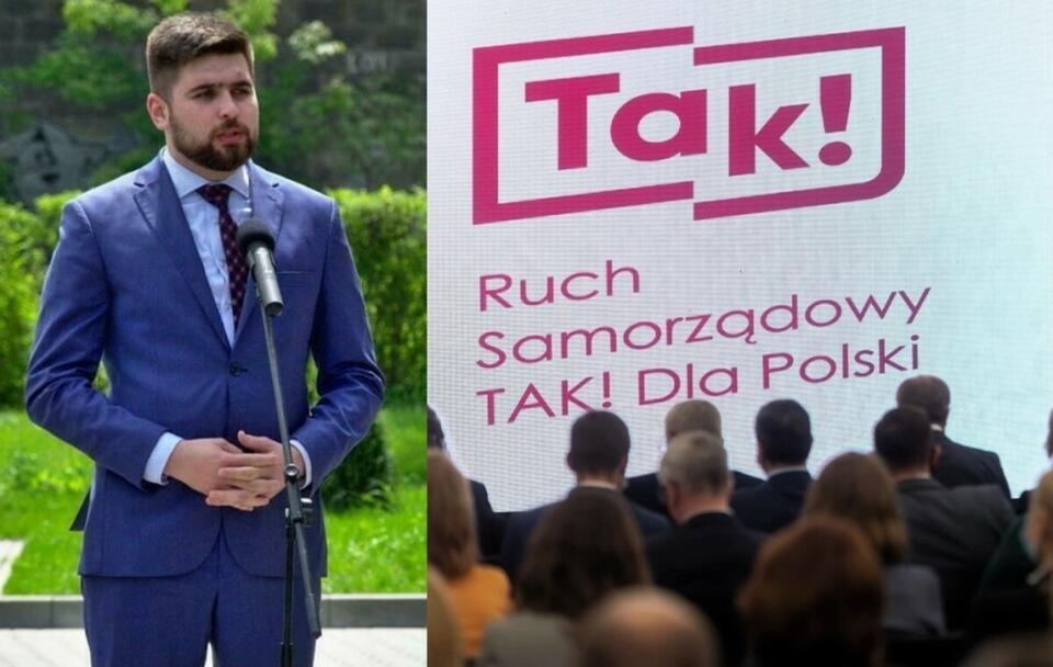 TYLKO U NAS. Prezydent Chełma ocenia "Ruch Samorządowy" / autor: Facebook/Jakub Banaszek (screenshot); PAP/Jakub Kaczmarczyk