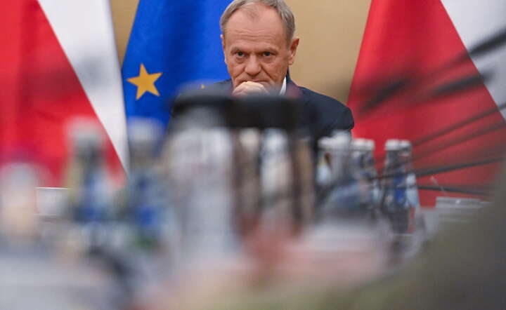 Rząd Donalda Tuska cieszy się poparciem 34,5 proc. Polaków / autor: PAP/Wojtek Jargiło