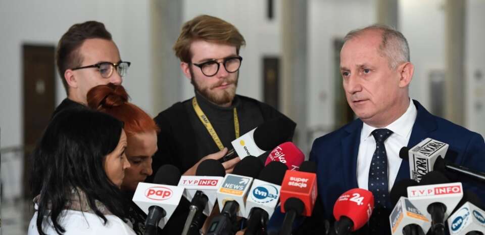 WARSZAWA SEJM PO KONFERENCJA / autor: PAP/Radek Pietruszka