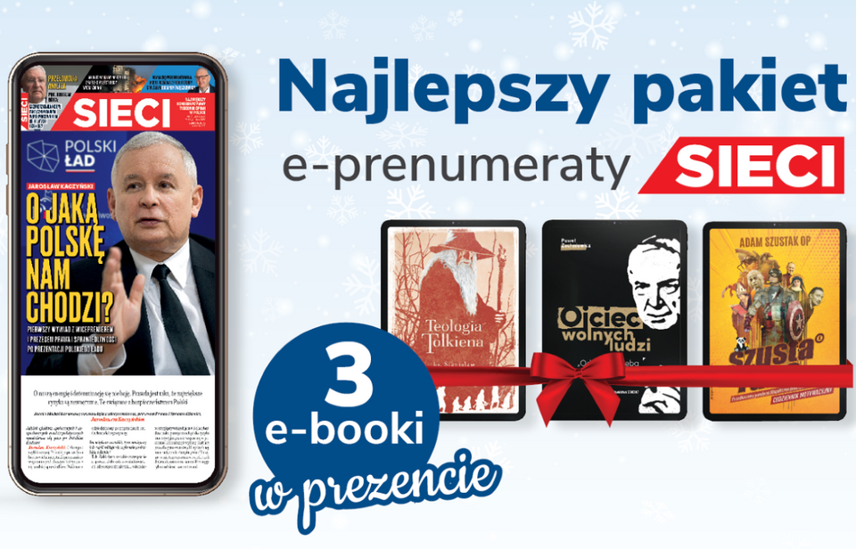 3 e-booki w prezencie dla e-prenumeratorów tygodnika "Sieci" / autor: Fratria 